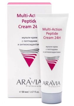Aravia Мульти-крем с пептидами и антиоксидантным комплексом для лица Multi-Action Peptide Cream