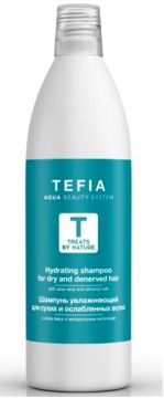 Tefia Treats By Nature Шампунь увлажняющий для сухих и ослабленных волос с миндальным молочком