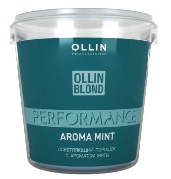 Ollin Blond Мятный Осветляющий порошок Performance Aroma Mint