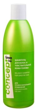 Concept Шампунь для чувствительной кожи головы Green Line