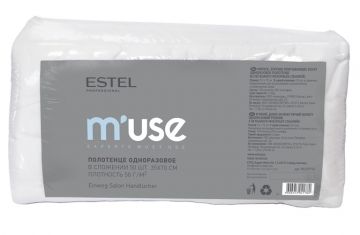 Полотенце одноразовое 35*70 см пластом спанлейс ESTEL M’USE (50 шт)