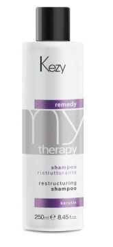 Kezy Шампунь восстановление волос с кератином Restructuring