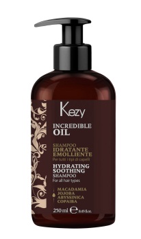Kezy Incredible Oil Увлажняющий шампунь для всех типов волос