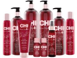 Chi Средства с маслом Розы для цвета волос Rosehip Oil