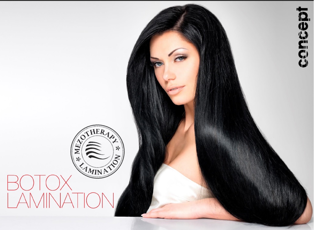 Описание процедуры по использованию Botox Lamination для волос
