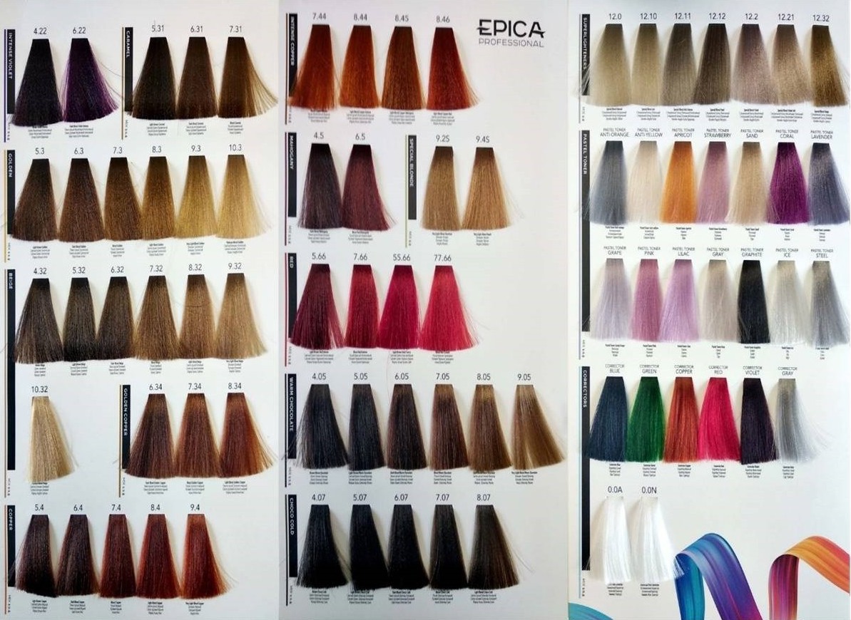 Качественные фото палитры Epica color shade