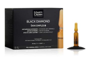 Martiderm Black Черные Ампулы для упругости кожи лица 30 шт Diamond Skin Complex+