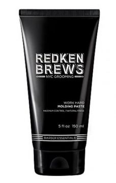 Redken Brews Моделирующая паста для естественного блеска и гибкой укладки волос Work Hard
