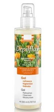 Depilflax100 Гель дезинфицирующий для очищения кожи перед депиляцией Calendula
