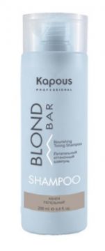 Kapous Пепельный шампунь оттеночный Blond Bar