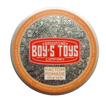 Boys Toys Помада для укладки волос сильной фиксации и средним уровнем блеска Кастом Pomade
