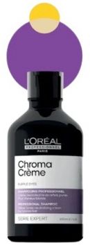 Loreal Chroma Creme Шампунь фиолетовый против желтизны светлых волос
