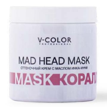V-COLOR Mad Head Маска коралловая для окрашивания волос