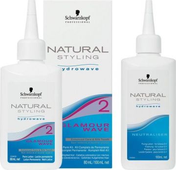 Schwarzkopf Natural Styling Glamour Комплект №2 для химической завивки окрашенных, осветленных и пористых волос