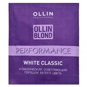 Ollin Performance Blond Обесцвечивающий порошок White Classic белого цвета