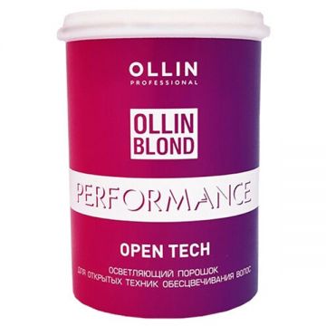 Ollin Blond Performance Open Tech Осветляющий порошок для открытых техник обесцвечивания волос