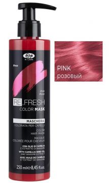 Lisap Milano Розовая Оттеночная маска для волос RE.FRESH