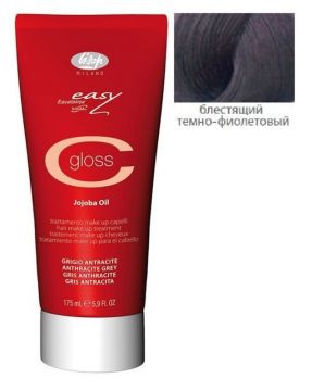 Lisap Easy C-gloss блестящий темно-фиолетовый тонирующий бальзам для волос