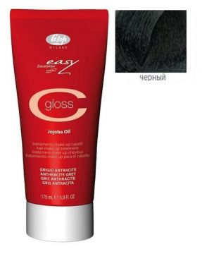 Lisap Easy C-gloss черный тонирующий бальзам для волос