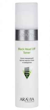 Aravia Тоник очищающий против черных точек и комедонов для жирной и проблемной кожи Black Head Off Toner