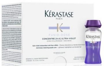 Kerastase Fusio-Dose Concentre Ultra-Violet Концентрат для светлых волос 10шт*12мл