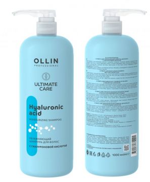 Ollin Ultimate Care Увлажняющий шампунь для волос с гиалуроновой кислотой