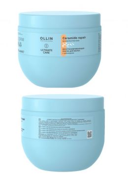 Ollin Ultimate Care Восстанавливающая маска для волос с церамидами
