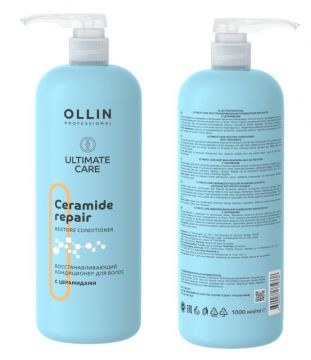 Ollin Ultimate Care Восстанавливающий кондиционер для волос с церамидами