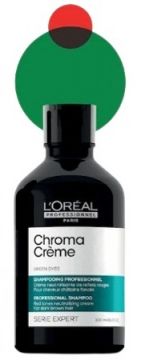 Loreal Chroma Creme Шампунь c зеленым пигментом