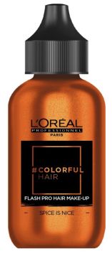 Loreal ColorfulHair Flash макияж для волос Пожарная тревога (Spice is Nice)