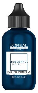 Loreal ColorfulHair Flash макияж для волос Синее настроение (Feeling Blue)