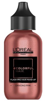 Loreal ColorfulHair Flash макияж для волос Розовое золото (Dancing Pink)