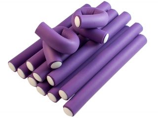 SIBEL Бигуди-бумеранги 20х210мм (12шт) фиолет