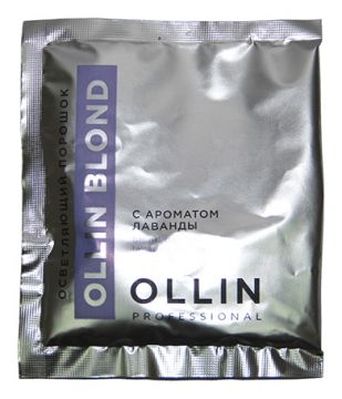 Ollin осветляющий порошок с ароматом лаванды BLOND