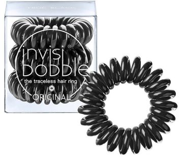 Черная Резинка-браслет для волос Invisibobble True Black
