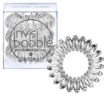 Прозрачная резинка браслет для волос Invisibobble Crystal Clear