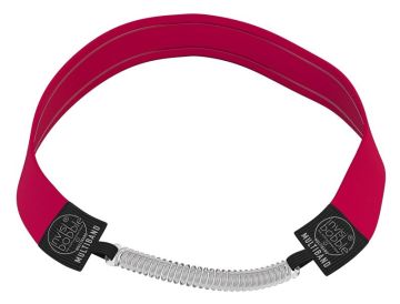 Повязка резинка розовая для волос invisibobble Multiband Red-y To Rumble