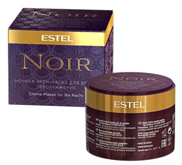 Ночная крем-маска для волос Преображение Estel Otium Noir