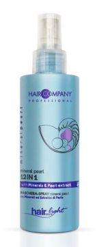 Hair Company Маска-спрей жемчужная 12 в 1 для светлых волос Light Mineral Pearl