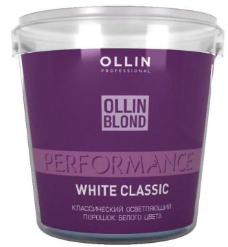 Ollin Blond Осветляющий порошок белого цвета Performance White Classic