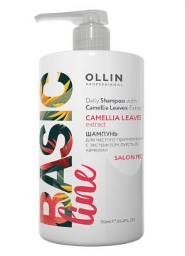 Ollin Basic Line  Шампунь для частого применения с экстрактом листьев камелии Camellia