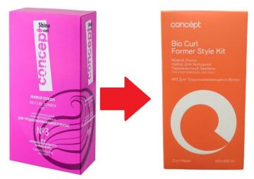 Concept Curl Maker Bio Curl Набор №3 Живой локон для труднозавивающихся волос