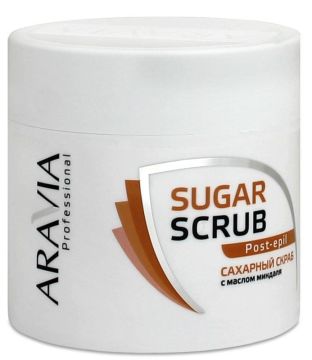 Aravia Сахарный скраб с маслом миндаля