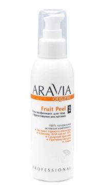 Aravia Organic Гель-эксфолиант для тела с фруктовыми кислотами Fruit Peel