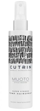 Cutrin muoto Лак спрей экстрасильной фиксации super strong pump hairspray