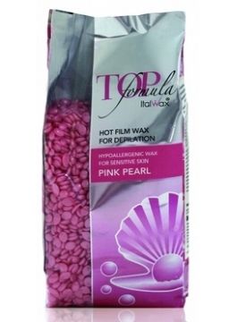 ИталВакс Воск горячий в гранула Розовый жемчуг (пленочный) Top Formula Pink Pearl