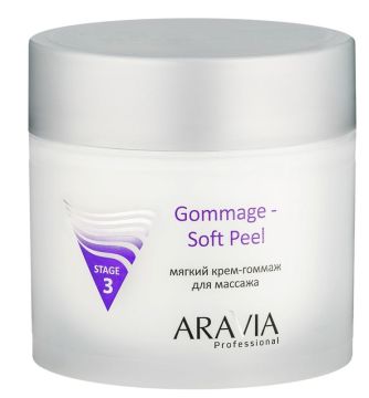 Aravia Мягкий крем-гоммаж для массажа Gommage Soft Peel