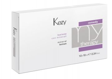 Kezy Лосьон ампулы для поврежденных волос минеральный Mineral Lotion 10*10шт