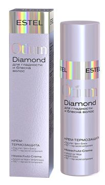 Estel Крем термозащитный для гладкости и блеска волос Otium Diamond