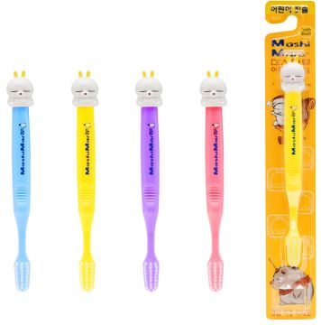 MashiMaro Kids Зубная щетка мягкая для Детей от 5 лет Анатомическая ручка EQ